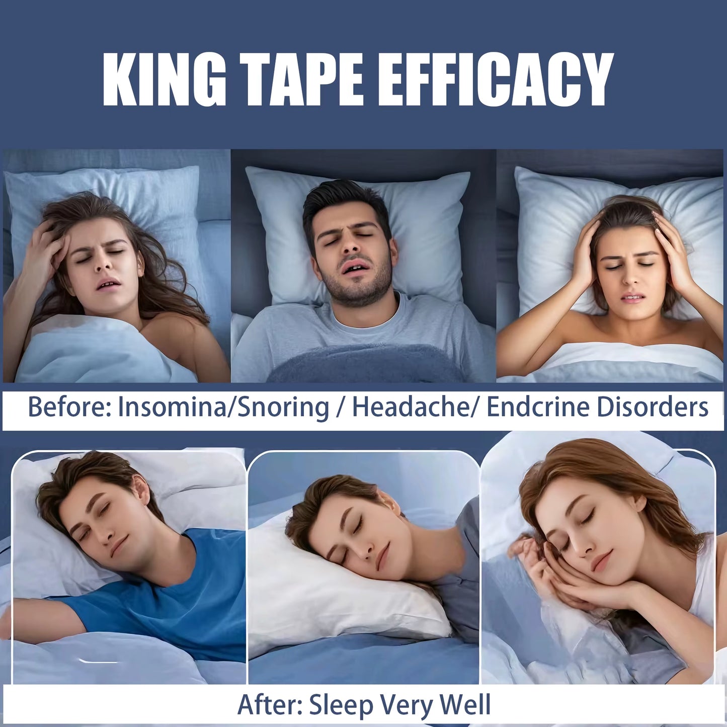 Breathable Mouth Tape 30/60/90Pcs anti Snoring Sleep Strips Adhesive Tape Sleep Accessories for Improving Sleep