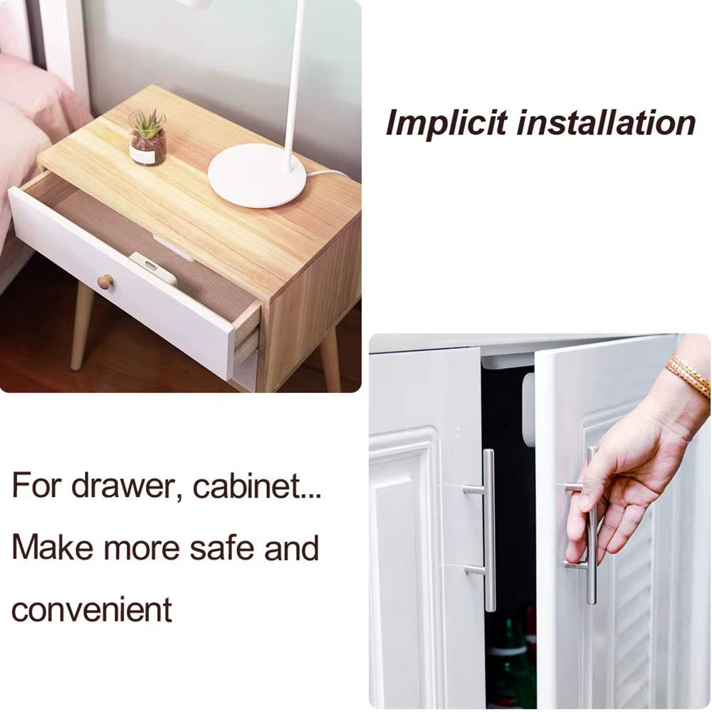 Tuya Drawer Lock Bluetooth Smart Lock Smart Home Security-Protection APP Wireless Keyless Unblanking Cabinet Privacy