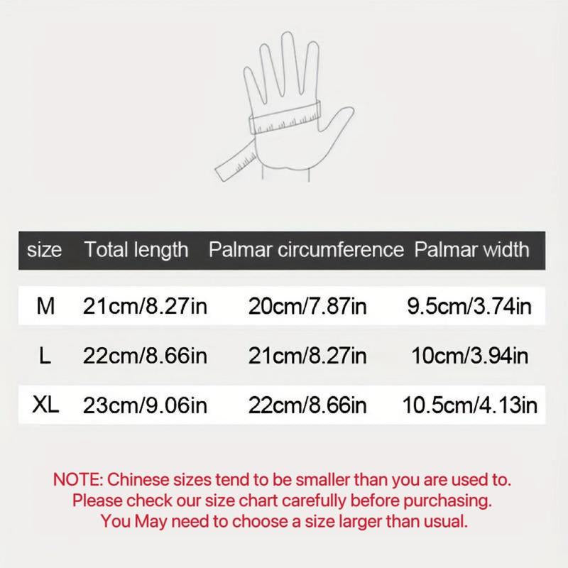 Outdoor Winter Gloves, Touchscreen and Windproof Full-Finger Gloves for Sports, Travel, and Daily Activities